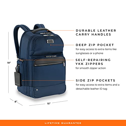 Briggs & Riley @Work Large Cargo Backpack, Navy #TOP1