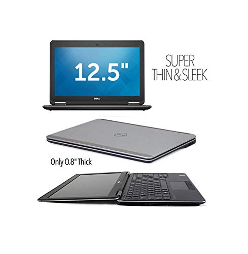 Image of (Renewed) Dell Latitude E7240 12.5 inch (31.75 cm) Business Laptop (Intel Core i7 4th Gen, 8GB, 256GB SSD,Windows 10, Intel Integrated Graphics, 1.7 kg)
