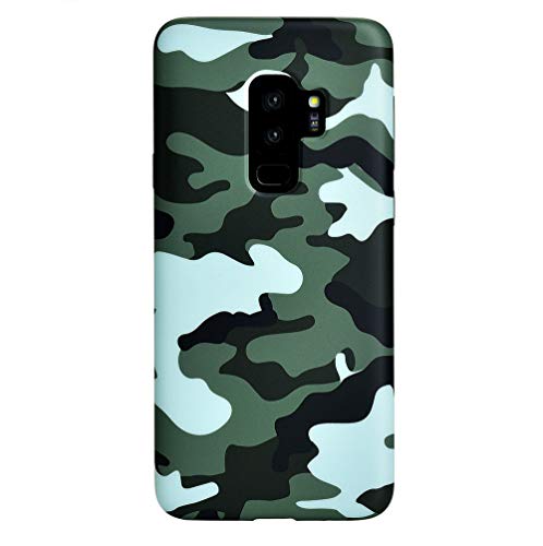 Velvet Caviar Compatible with Samsung Galaxy S9 Plus Case Camo for Girls & Men - Cute Protective Phone Cases (Green Camouflage)