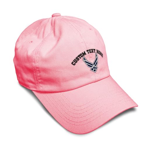 Image of Speedy Pros Soft Baseball Hat Embroidered Dad Hat Air Force Emblem Embroidery Men & Ladies Baseball Cap Cotton