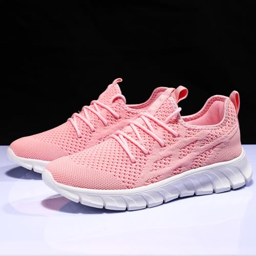 Image of Running Shoes for Women Slip On Tennis Walking Sneakers Sport Fashion Casual Workout Gym Athletic Hiking Nurse Non Slip Lightweight Breathable Trainers