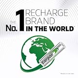 Energizer Recharge Universal Rechargeable AA Batteries (4 Pack) 1300 mAh - 5
