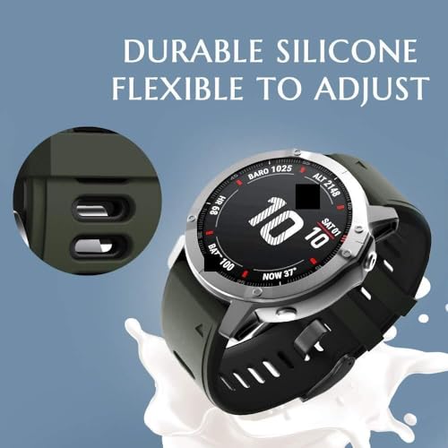 Bracelet Fenix 7 Pro de 22 mm en silicone de rechange robuste - 4