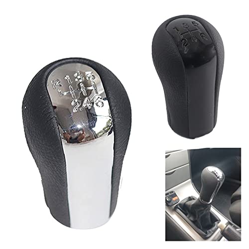 Pu Leather Car Manual Gear Stick Shift Knob Gearbox Shift Knob Boot Fit For Toyota Corolla Estate (2001-2007) Gearshift Accessories (Color : 5 Speed Black) #TOP1