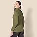 Amazon Essentials Women's Fisherman Cable Turtleneck Sweater (Available in Plus Size), Olive, Small