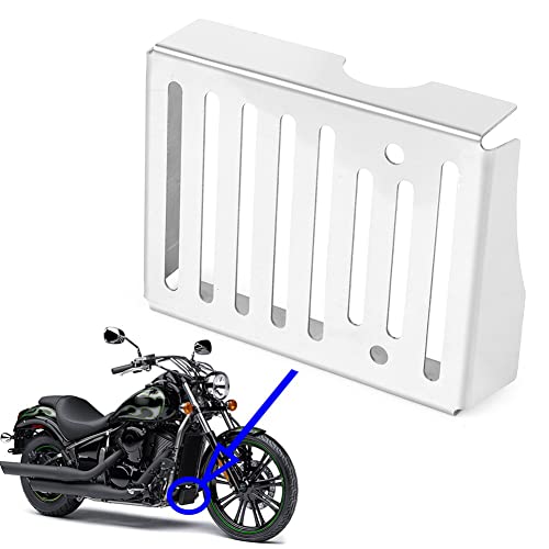 GZYF Polished Stainless Rectifier Cover Protective Grill for Kawasaki Vulcan 900 Custom VN900 2006 2007 2008 2009 2010 2011 2012 2013 2014 2015 2016 2017 2018 2019 2020