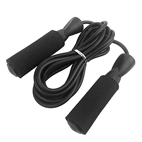 Festnight Corda de pular ajustável com bolsa de transporte Corda de pular de fitness Alças de espuma