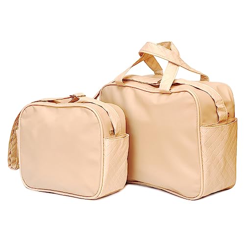 Baby Nut Kit Bolsa E Frasqueira Baby Nut Bege Bege