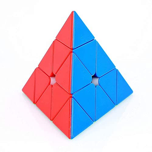 Image of Mayatra's MoYu MeiLong Pyraminx Triangle High Speed Stickerless Magic Pyramid Puzzle Cube Toy,Multicolorfor 14 Years and Up