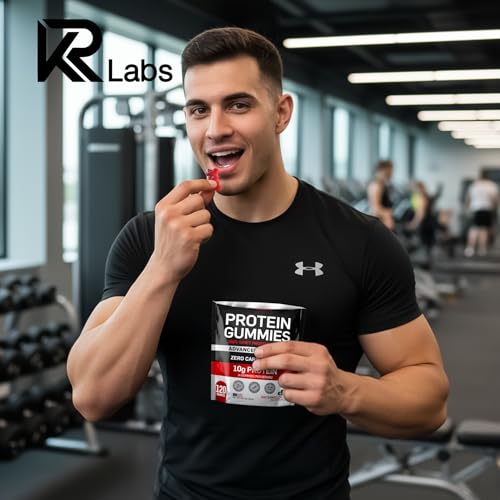 Image of Zero Carb 100% Pure Whey Isolate Protein Gummies | 300g Total Protein per Bag | 10g per Serving Plant Based with Vitamins for Men & Women | Gluten Free Non-GMO | Watermelon Lime | 120 Count