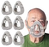 Healake CPAP Mask Liners - Skin Protective Ultra-Soft Fleece Covers for Full Face Masks, Prevents Pressure Sores and Skin Irritation, Compatible with ResMed F20 & Major Brands (6 Pack Gray M)