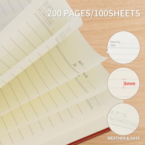 Carnet de notes en cuir pour réunions inspirantes et projets de management - 3