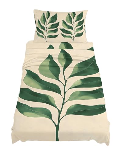 Twin Size Bed Sheets - 3 Pieces Bedding Set,Retro Style