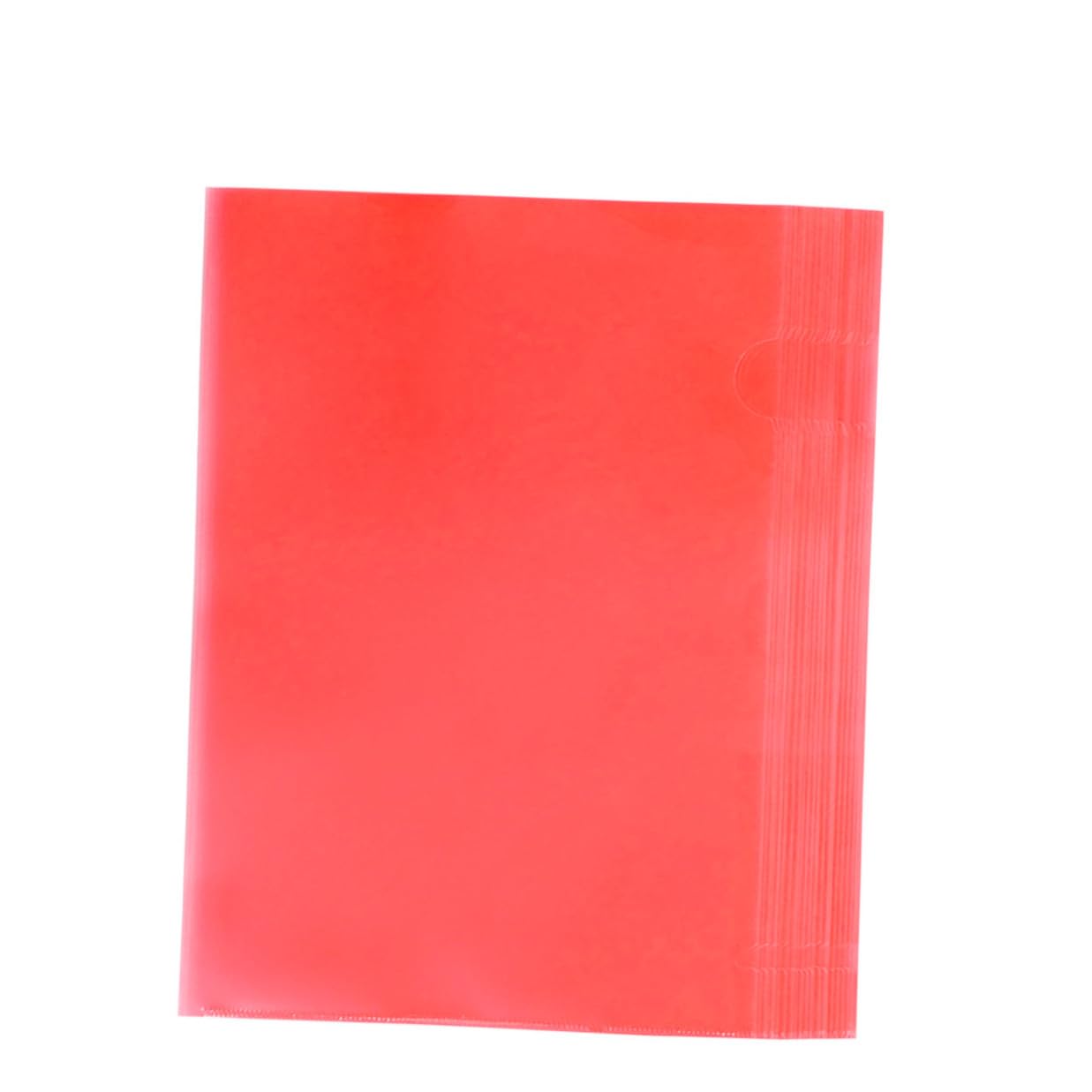 DOITOOL 60 Piezas Carpetas Transparentes Tipo de Fundas de Plástico PP Resistentes para Organizador Práctico para Oficina Escuela y