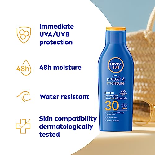Nivea Sun Protect And Moisture Moisturising Sun Lotion Spf 30-200 Ml #TOP1