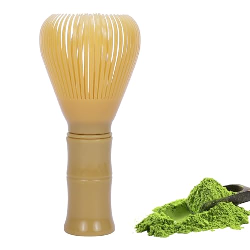 Fouet Matcha en Naturel, Fouets à Matcha, Chasen Matcha Ceremonie Japonais, Accessoire Essentiel pour Cérémonie de Thé Japonaise, Chasen Écologique et Robuste pour Matcha Latte et Boissons