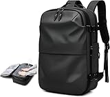 DYYEUAVT Mochila De Compresión Al Vacío Con Bomba, Viaje Expandible For Hombres Y Mujeres, Bolsa Negocios Aprobada Por Aerolínea, 60L(D-vacuum compression)