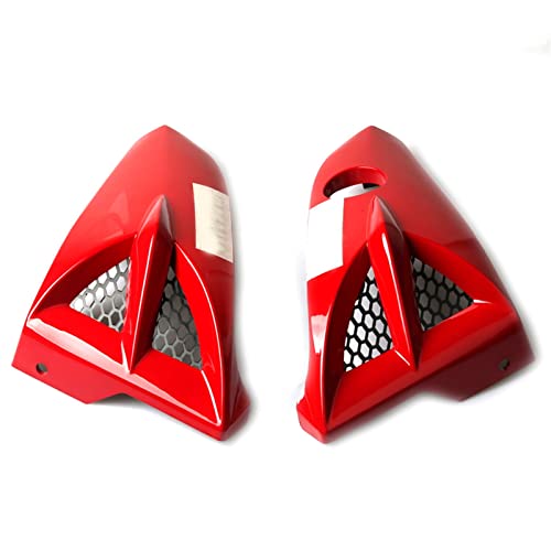 Motorcycle Air Scoop Tank Cowling Fuel Tank Shroud Protection Cover Side Guard Part For YAMAHA YBR 125 YBR125 G YBR125G YBR 125G (Color : Red)