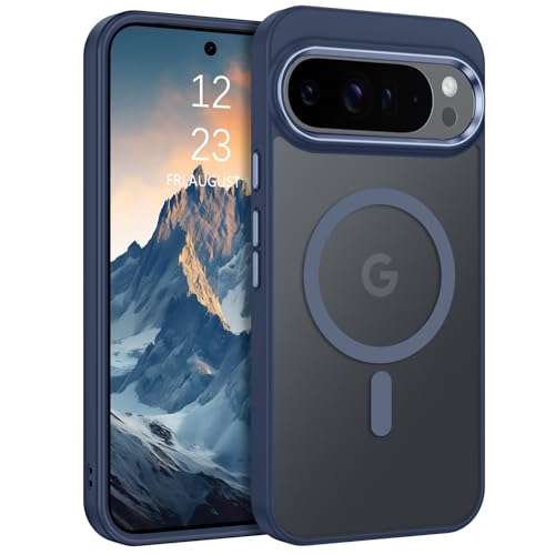 Coque Google Pixel 10 Pro XL Magnétique - Style Élégant Bleu Foncé au Quotidien