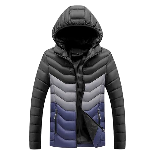 Veste matelassée légère à capuche finis les frissons doudoune hiver homme