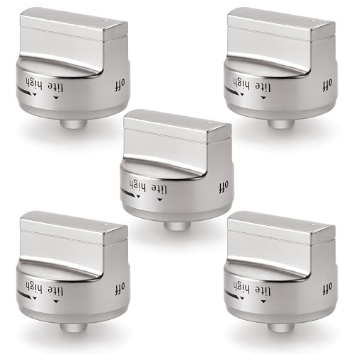 AMI PARTS W11101439 Stove Knobs Compatible with Maytag Range Knobs Replacements for MGR6600FZ0 MGR6600FB0 MGR6600FW0 MGR6600FZ1 MGR6600FZ3 MGR7700LZ0 MGR7700LZ10 5PCS