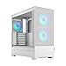 Produktbild Fractal Design Pop Air RGB White - Tempered Glass Clear Tint - Honeycomb Mesh Front  TG Side Panel - Three 120 mm Aspect 12 RGB Fans Included  ATX High Airflow Mid Tower PC Gaming Case