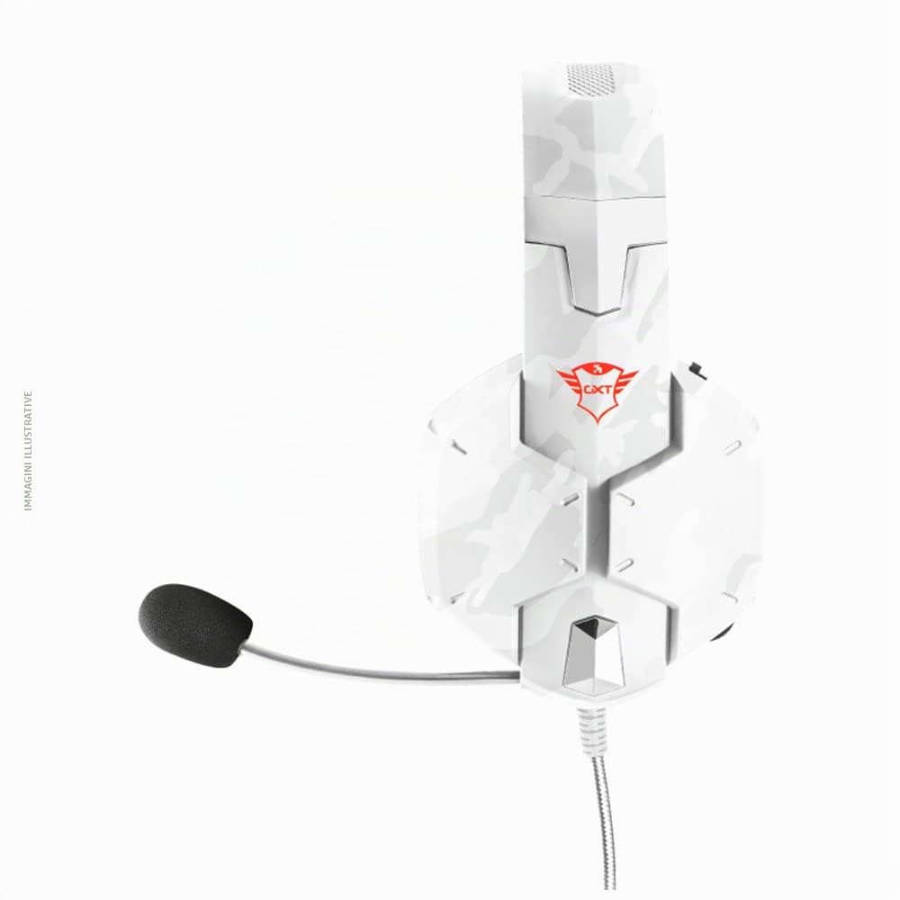 Trust GXT 322 Cuffie da Gioco, Stereo, Bianco Camuffamento
