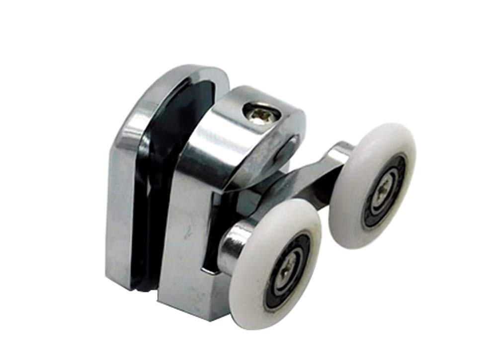 Shower Door Wheels | 23mm or 25mm | Upper or Lower | Double Roller | ROLL039 (Upper Wheel (25mm))