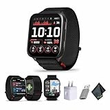 Garmin Venu X1 - Smartwatch GPS sottile e leggero, display AMOLED da 2 pollici, lente zaffiro, torcia a LED, mappe integrate, oltre 100 app sportive, monitoraggio fitness e benessere, nero con