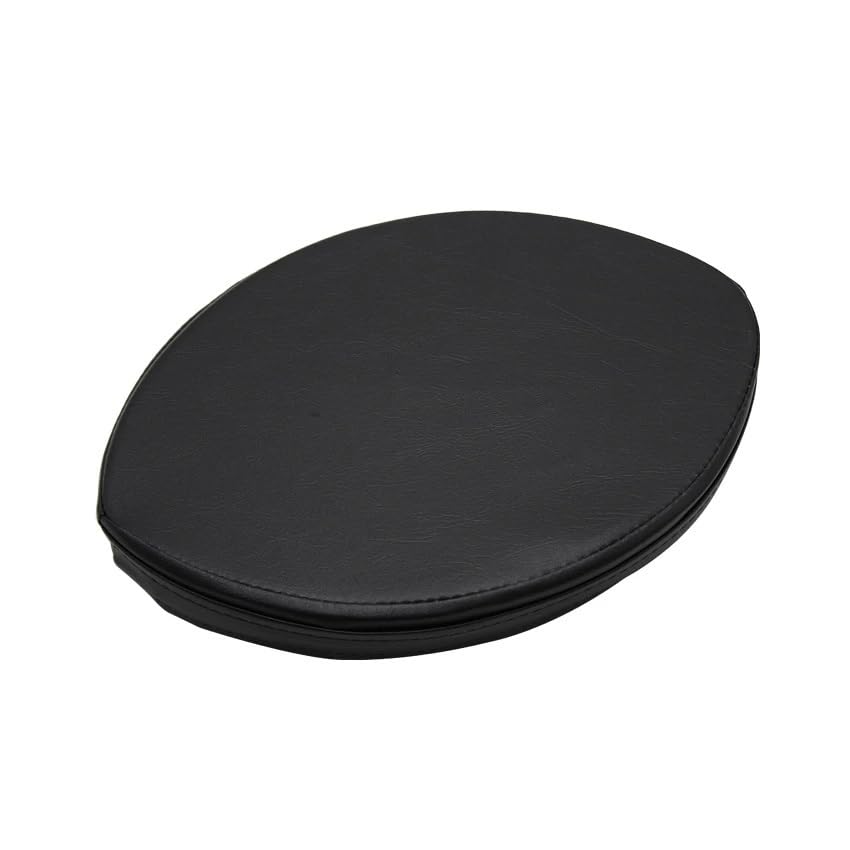 Dossier coussin moto universel en cuir PU noir pour passager de scooter - 4