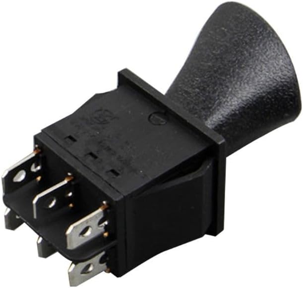 Nice Portable Industrail Testing Switch Slide Switch Black DPDT Latching 1 PC 6-pin AC 125V 20A Advance-Stop-Back(A)