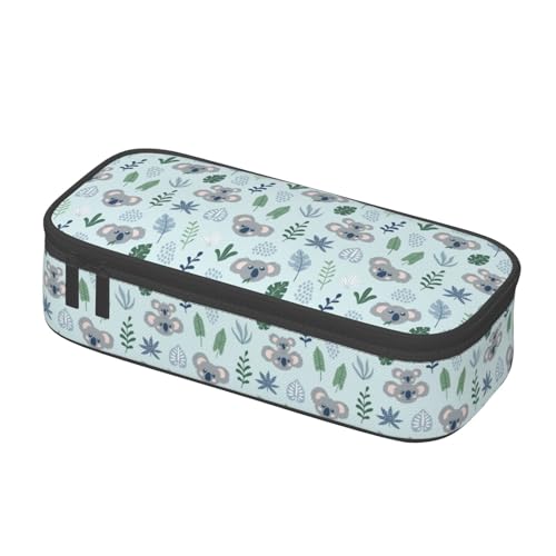 Image of Koala Animal Cute Pencil Case Organizer Big Capacity Pencil Pouch Stationery With Zipper School Supplies Pencil Bag For Girls Boys Office