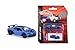 Majorette 212053152Q04 Deluxe Bugatti Chiron Pur Sport, Spielzeugauto, Freilauf, 2 zu öffnende Teile,, Sammelbox, Gummireifen, 1:64, 7,5 cm, blau, für Kinder ab 3 Jahren