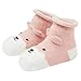 Produktbild Geschenk Woll Boden Socken Neugeborene Baby Mädchen Jungen Niedliche 13D Cartoon Fleece Warm Schritt Socken Kleinkinder Erstlingssocken Kleinkind Winter Söckchen Tier Baby Socken Anti Rutsch Socken