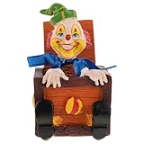Taille idéale pour la décoration : conçue comme une sculpture de clown de bureau, cette statuette de clown créative s’intègre parfaitement sur les étagères, les tables ou les bureaux, mettant en valeur votre collection de figurines de clowns