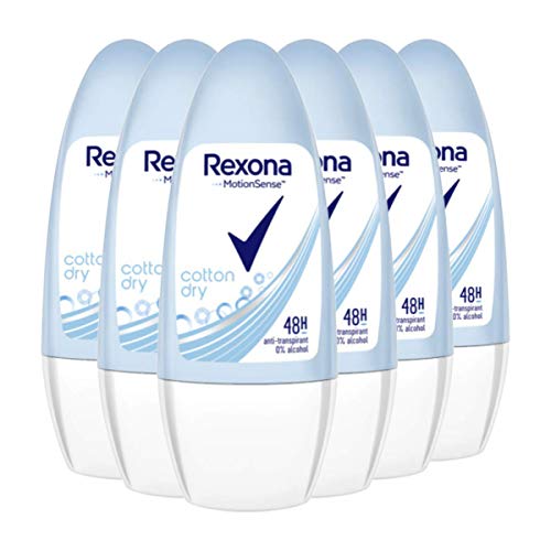 Rexona Roll-On Deodorante Confezione da 6, 50 ml