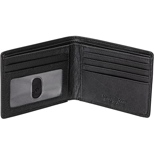 Mancini Buffalo RFID Secure Billfold, Black, Black, One_Size4