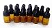Amber Glass Eye Dropper Bottles 2ml by Good Idea. 12 Pack. No leaking! Solid Glass!