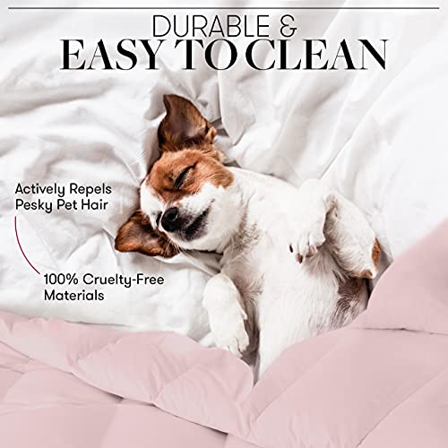 Beckham Hotel Collection 1300 Series - All Season - Luxury Goose Down Alternative Comforter - Full/Queen - Gray #TOP4