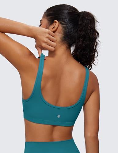 Image of CRZ YOGA Butterluxe Mini Sports Bras | Light Support, Removable Pads, Yoga, Extremely Soft, U Back, Scoop Neck, for Women