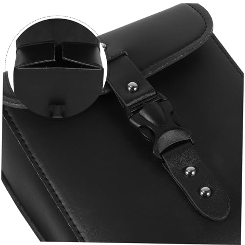 Bolsa de manillar para motocicleta de cuero PU Saddlebags para motocicleta eléctrica bolsa colgante miniatura 4