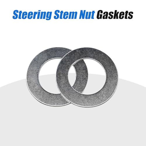 Image of 2 Pcs Motorcycle Steering Stem Nut Gasket for 50cc 70cc 90cc 110cc 125cc 140cc 150cc 160cc Chinese Pit Dirt Motor Bike SSR Thumpstar Apollo Stomp Pitster Pro SDG Taotao Coolster