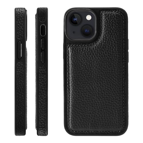 Amazon.co.jp: HANATORA for iPhone 13mini ケース 本革 耐衝撃