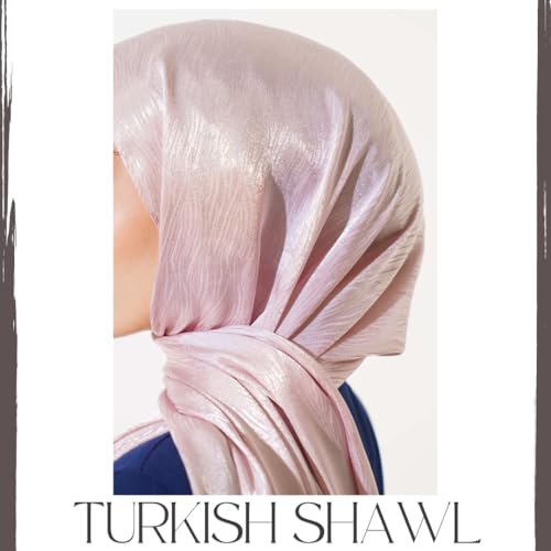Turkish Shawl Hijabs in Shimmering Colors with Magnetic Pins – Multiple Colors Available, Melisa Collection for Elegant Style4