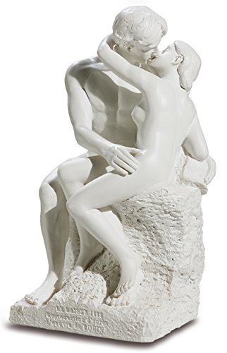 Vianaya Reproduction of the Artwork Le Kaiser de Rodin - Medium 15 cm - White Resin - Stone Look