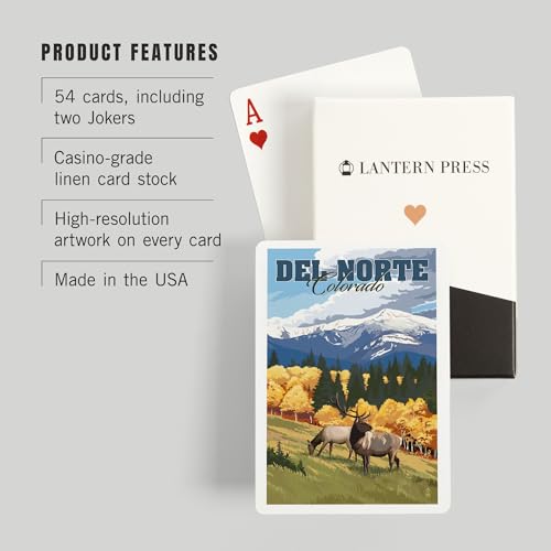 Baraja de Poker Del Norte Colorado 52 Cartas miniatura 3