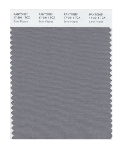 Pantone 17-3911 TCX Smart Color Swatch Card, Silver Filigree