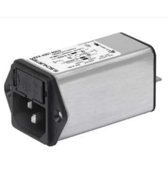 4301.8059, AC Power Entry Modules 2POLE 10A Screw Front Side Medical