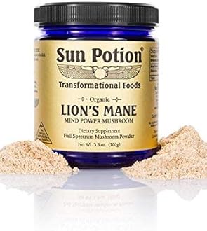 Sun Potion Lion’s Mane (Organic) - Mind Power Mushroom (100g)