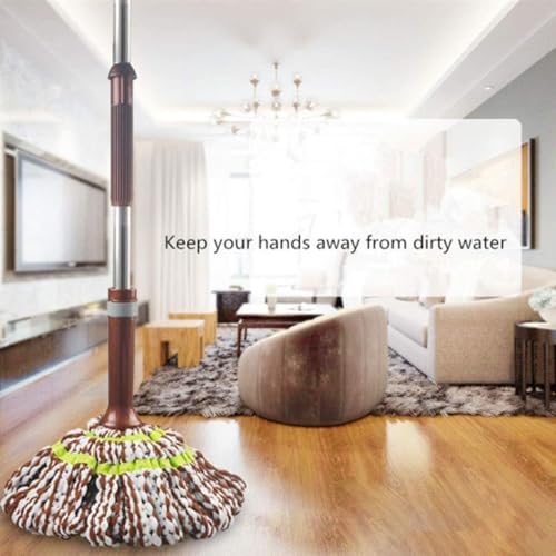 Image of NORIDY Self Wringing Microfiber Twist Mop for Floor Cleaning Microfiber Squeeze Twist mop Stick for Cleaning with Wringer Pocha for Floor Cleaning Mop(Blue)